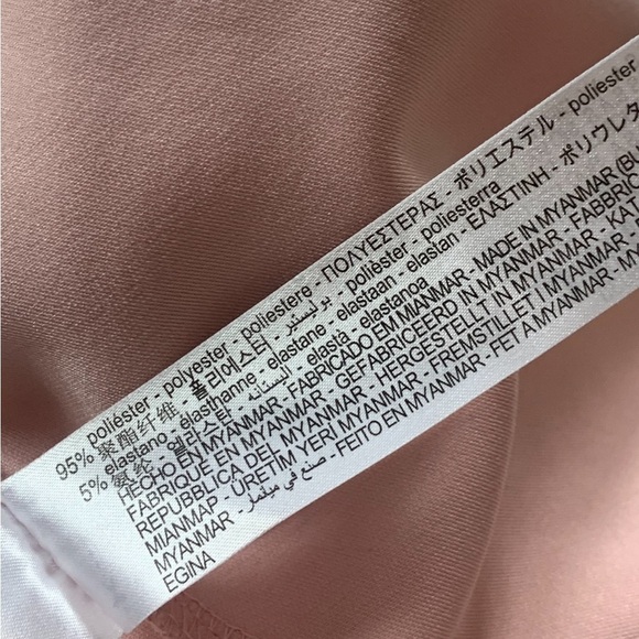 Zara Faux Suede Pink Mod Short Sleeve Shift Mini Dress - Picture 7 of 9